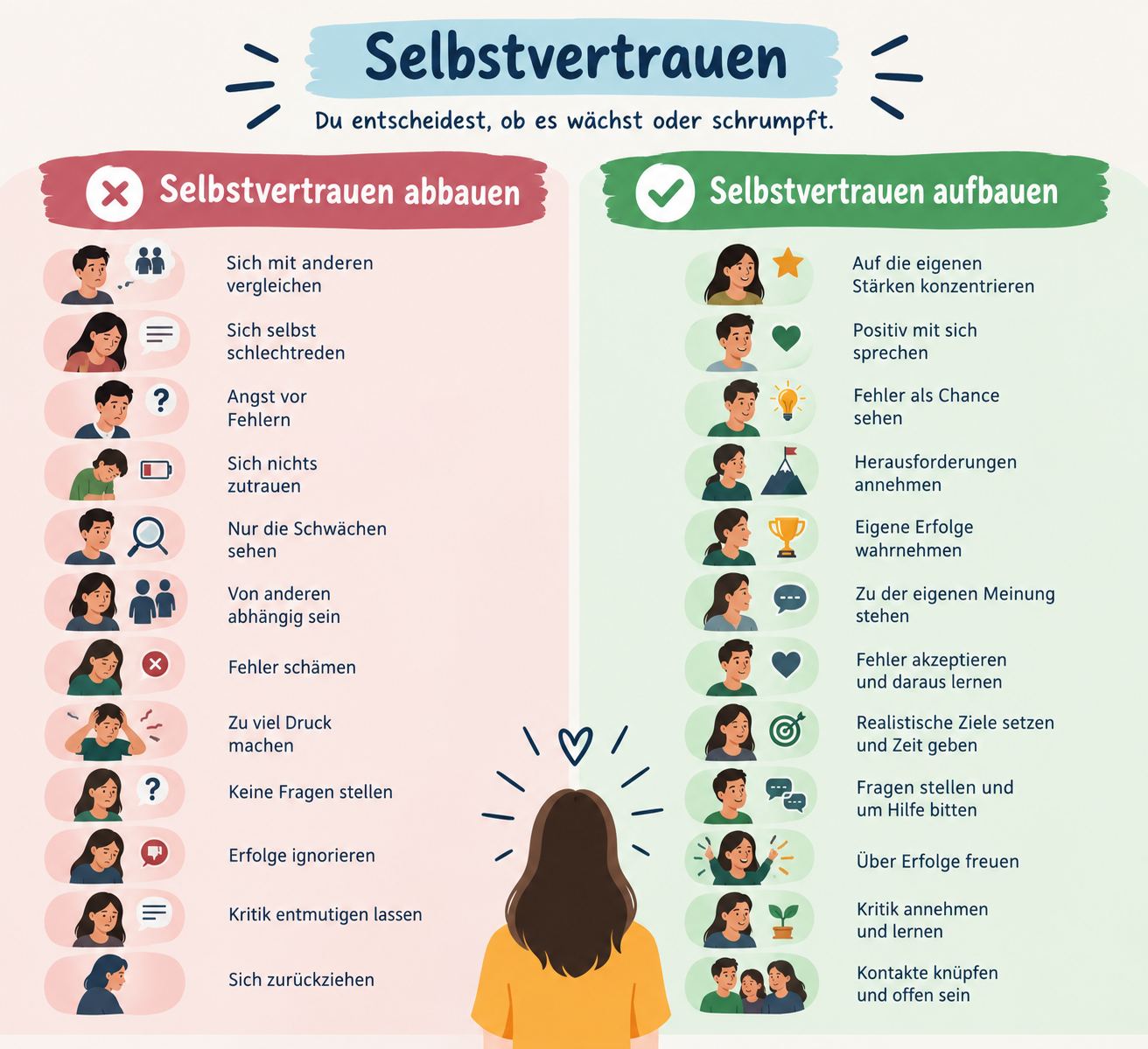 Selbstvertrauen - Zuversicht